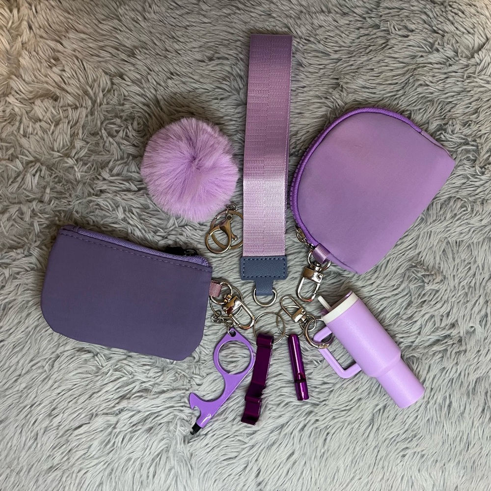 8pcs Purple Accessory Set - Picture 1 of 4